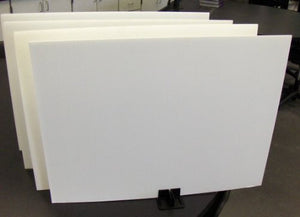 Test Dividers RSB-W Set (Regular Size Boards - White) 24 Boards and 24 Stands 24" x 18"