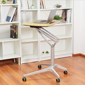 MaGiLL Height Adjustable Sit-Stand Laptop Desk Cart