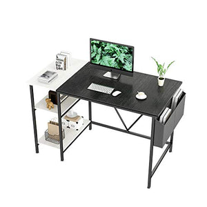 Computer Desk 47 inch Home Office Writing Study Desk, Modern Simple Style Laptop Table with Storage Bag