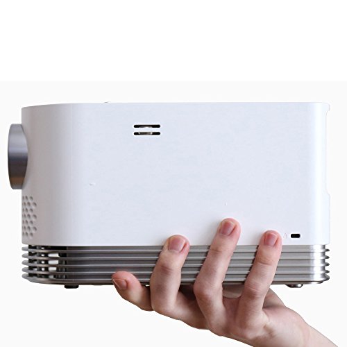 LG Laser Smart Home Theater Projector White (HF80JA) w/Bundle Includes, Projector Mount + 2x 6ft High Speed HDMI Cable + Transformer Tap USB w/ 6-Outlet Wall Adapter, 2 Ports + LCD/Lens Cleaning Pen