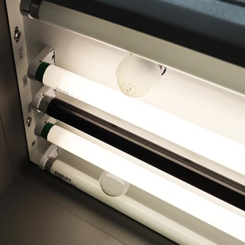 HayWHNKN Color Matching Cabinet for Textile Printing Dyeing Materials - D65 TL84 UV F Light Source 110V