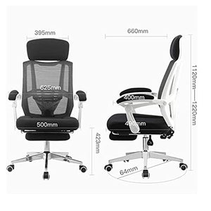 None Ergonomic Mesh Office Drafting Chair - Tall Office Computer Reception Desk Chair