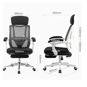 UsmAsk Ergonomic Mesh Office Drafting Chair - Tall Computer Reception Desk Chair (Color: C) (B)