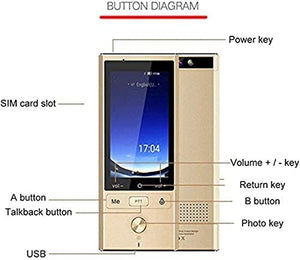 None Language Translator Device 75 Language Portable Instant Two-Way Voice Text Photo Translation (Gold/Silver)