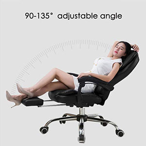 Massage Sofa Chair, Reclining Leather Office Chair, High Back Executive Chair,Thick Seat Cushion,Ergonomic Adjustable Seat Height and Back Recline,Desk and Task Chair,Shipping from USA