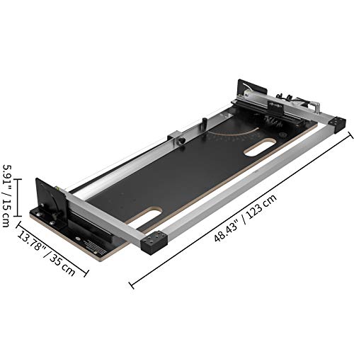 VEVOR Desktop Styrofoam Cutting Machine 42 cm Max. Cut Thickness Foam Cutter 97 cm Max. Cut Length Hot Wire Foam Cutter 0-90° Styrofoam Cutter with Six Heating Wires for Cutting Foams Pearl Cotton