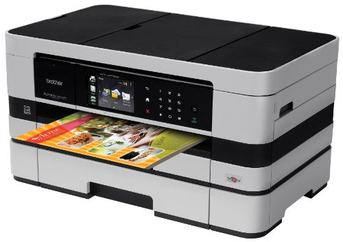 Brother Printer MFCJ4710DW Wireless Color Inkjet All-in-One Printer with Scanner, Copier and Fax, Amazon Dash Replenishment Enabled