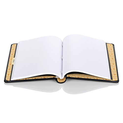 Wilson Jones Corporate Minute Book, Letter Size 8.5 x 11 Inches, 125 Pages/250 Sides, Black (W0395-11)