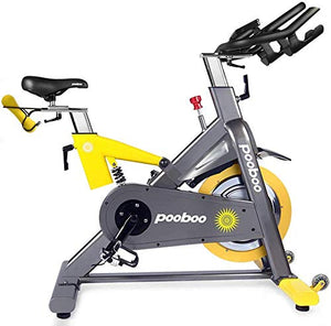 pooboo Commercial Standard Exercise Bike Magnetic Resistance Stationary Bike Indoor Cycling Bike Belt Drive Bike