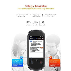 UsmAsk Language Translator Device, 3.0-Inch Touch Screen, WiFi/Hotspot, 117 Languages, Travel & Business Companion