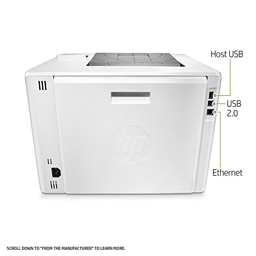 HP LaserJet Pro M452dn Color Laser Printer with Built-in Ethernet & Double-Sided Printing, Amazon Dash Replenishment ready (CF389A)