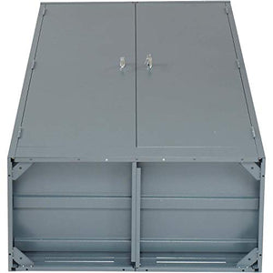 Global Industrial Assembled Storage Cabinet 48x24x78 Gray