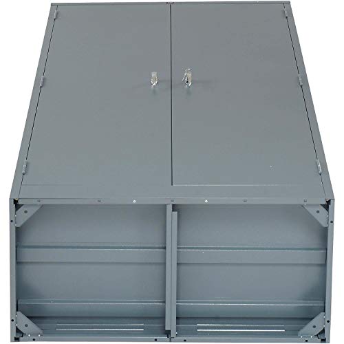Global Industrial Assembled Storage Cabinet 48x24x78 Gray
