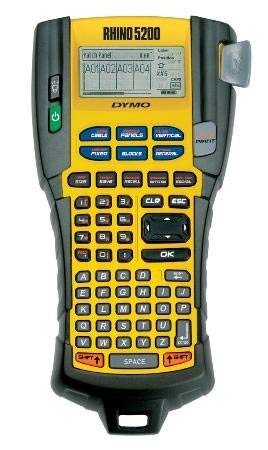DYMO 1755749 Rhino 5200 Industrial Label Maker, 5 Lines, 6-1/10w x 11-2/9d x 3-1/2h