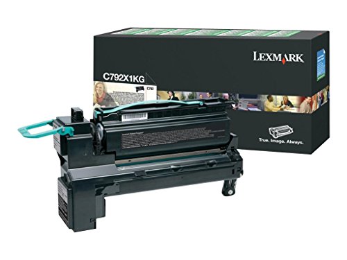 Lexmark C792X1KG Extra High Yield Return Program Toner Cartridge