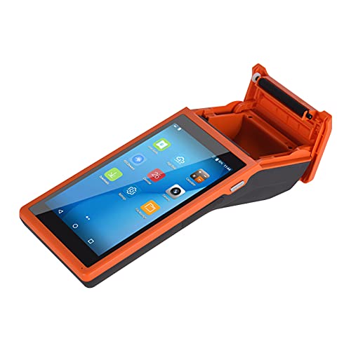 BISOFICE POS Receipt Printer, Android 6.0 OS Mobile POS, 58mm Receipt Printer, 5.45" Touch Screen PDA Printer Supports 3G WiFi BT4.0 USB OTG Bluetooth, Handheld POS Machine Terminal Printer