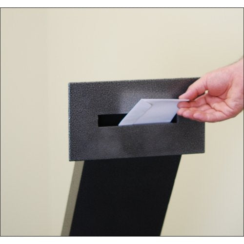 Protex Through-the-Wall Depository Safe With Drop Chute & Electronic Lock, 14" x 14" x 20"