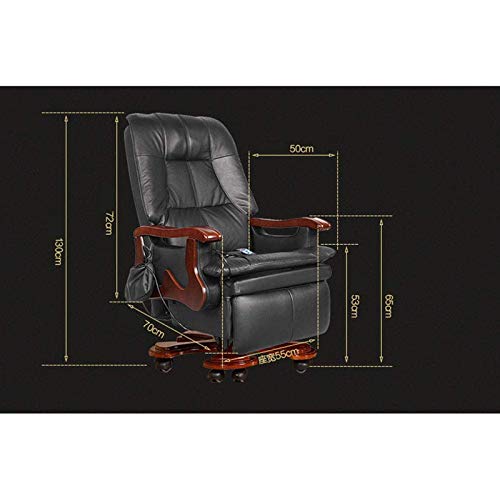 QHH Electric Massage Leather Executive Office Chair