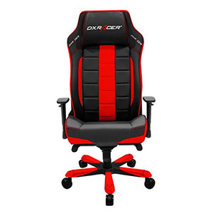 DXRacer OH/CE120/NR Classic Series Black and Red Gaming Chair - Includes 1 Free Cushion