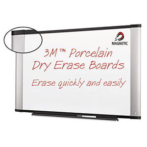 3M Porcelain Dry Erase Board, 48 x 36-Inches, Widescreen Aluminum Frame