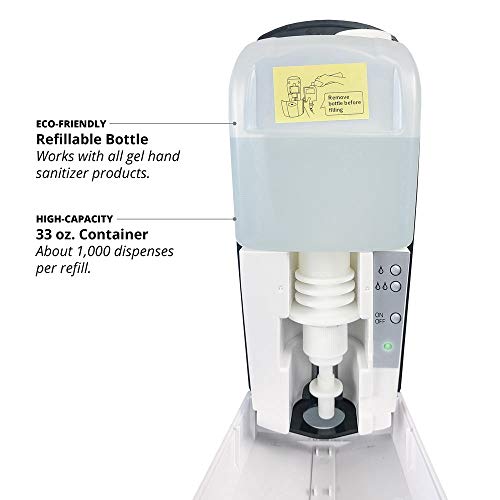 Wooden Mallet Gel Hand Sanitizer Dispenser on Wooden Floor Stand with Drip Catcher Light Oak Made in The USA in-Stock to Ship Immediately Light Oak/Dispenser Included