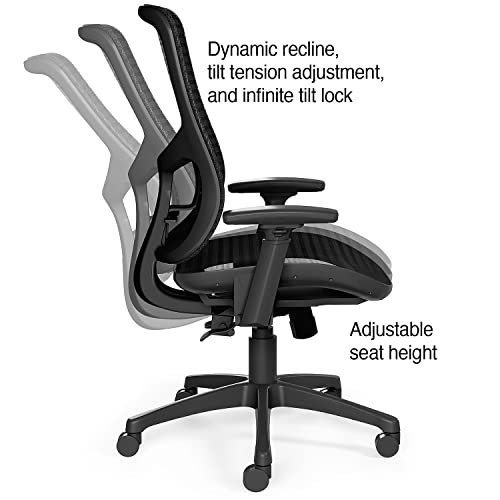 Staples 2260271 Kroy Mesh Task Chair Black
