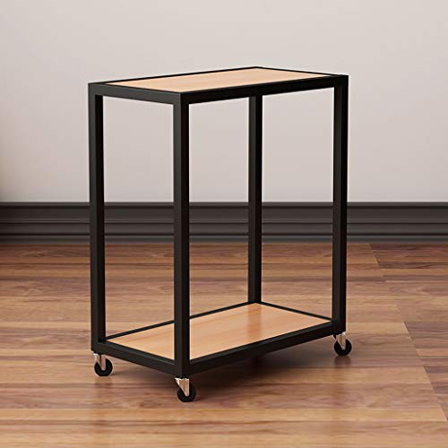WaLdor Wood CPU Stand with Brake - Desktop PC Tower Holder Rack