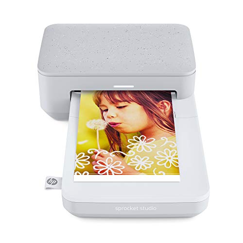 HP Sprocket Studio Photo Printer – Personalize & Print, Water-Resistant 4x6" Pictures (3MP72A)