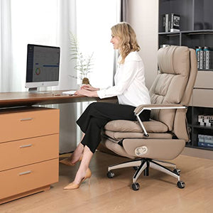 EMIAH Ergonomic Executive Office Chair with Footrest and Lumbar Support