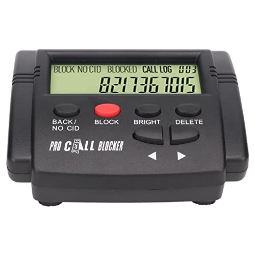 GaRcan Call Blocker with LCD Display and 2000 Group Number Storage for Landline Phones
