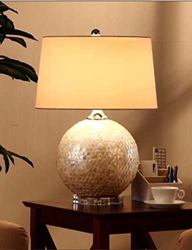 CJSHVR-American Style Creative Shells Lamps Continental Idyllic Bedroom Bed Lamps The Nordic Parlor Lamps