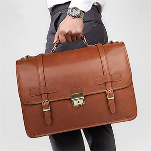 FENXIXI Men's Bags Handbags Messenger Bags Briefcases Large Capacity Computer Bags Business Bags (Color : C, Size : 27 * 40 * 14cm)