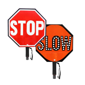 Stop-Lite 24" LED STOP-SLOW Paddle