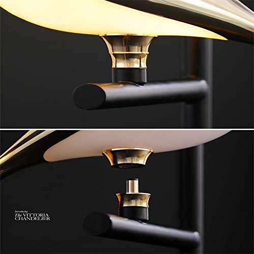 OUFULA Nordic Bird Table Lamp Rotatable LED Creative Decor for Desk Living Room Bedroom Lights (2 Birds)