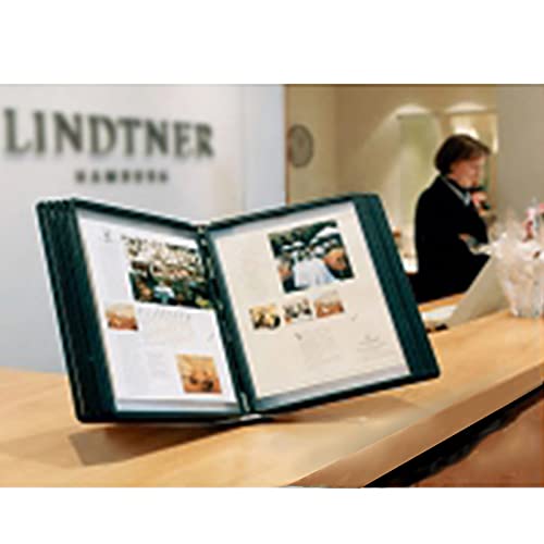 Desktop Reference System Small Durable Desk Display Unit Black Gray 10 20 Documents Restaurant Menu Book