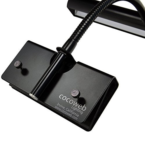 Cocoweb GPLED14-7D LED Grand Piano Lamp, 14", Black