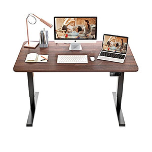 MAIDeSITe Electric Height Adjustable Standing Desk with 4 Memory Controller, 48X24 Inch Sit to Stand Desk for Home Office Rising Desk,Stand up Desk with The Whole Piece Board