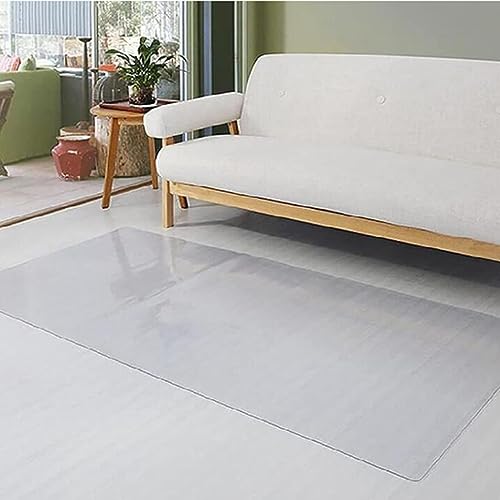 HOBBOY Clear Vinyl Runner Rug for Hard Floors, Extra Long Hallway Carpet Protector - 60-140cm Wide, 100-800cm Length