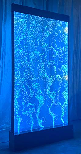 SDI Factory Direct LED Lighting Bubble Wall Fountain 40" x 79" Floor Standing