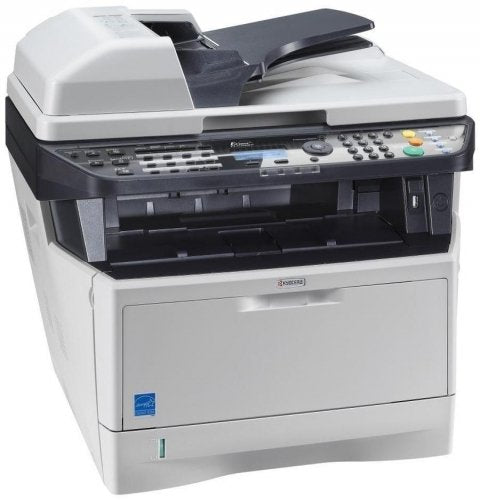 Kyocera 1102PN2US0 ECOSYS M2535dn Black and White Multifunctional Network Printer; Standard Print, Copy, Fax and Color Scan; Fast Output Speed of 37 Pages per Minute; Resolution 600 x 600 dpi