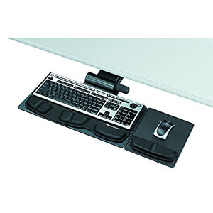Fellowes 8036001 Professional Premier Series Adjustable Keyboard Tray, 19w x 10-5/8d, Black