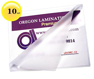 Oregon Lamination Premium 10 Mil Letter Size Hot Laminating Pouches 9 x 11-1/2 (Pack of 500) Clear