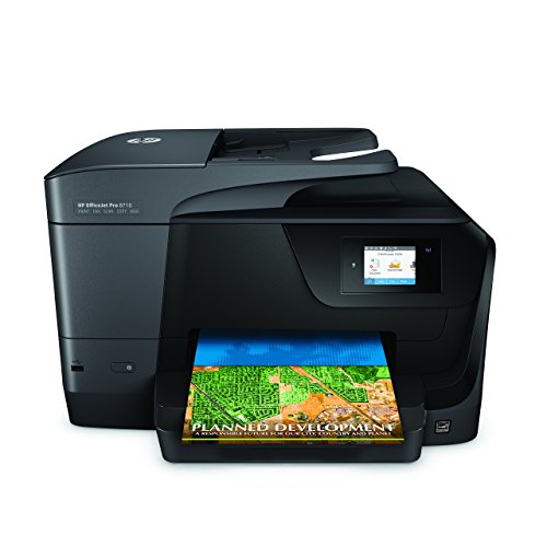 HP OfficeJet Pro 8710 Wireless All-in-One Photo Printer with Mobile Printing, Instant Ink ready (M9L66A) (Renewed)