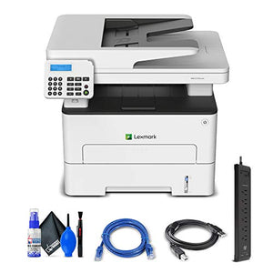 Lexmark MB2236adw Monochrome Multi-Function Laser Printer (18M0400) + Surge Protector + Ethernet Cable + Deluxe Cleaning Set + High Speed USB Printer Cable - Advanced Bundle
