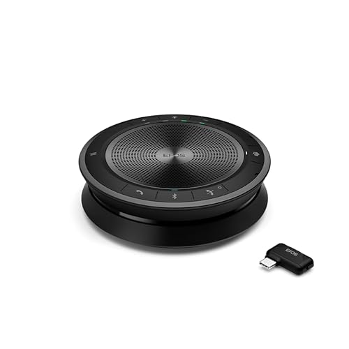 Global Teck Worldwide Sennheiser EPOS Expand 40 Teams Wireless Speakerphone Bundle with BTD 800 USB Dongle & Gold Support Plan