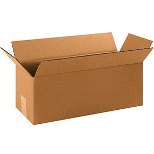 Aviditi 1655SK Long Corrugated Cardboard Box 16" L x 5" W x 5" H, Kraft, For Shipping, Packing and Moving (Pack of 1000)