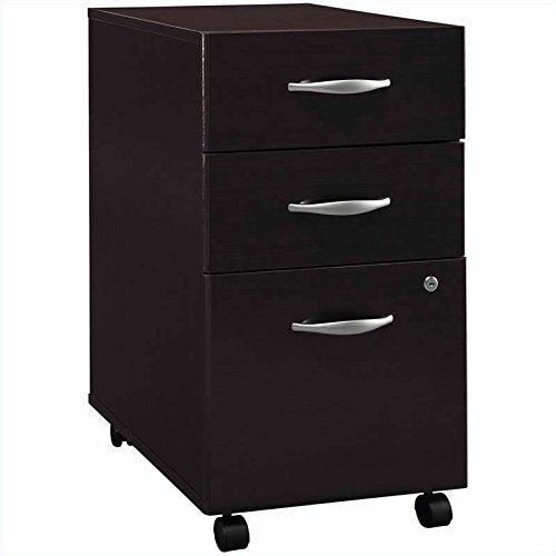 Bush Business Furniture Series C 5-Piece U-Shape Desk with Hutch in Mocha Cherry