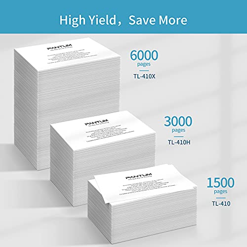 Pantum M6802FDW Wireless Laser Printer Scanner Copier Fax All-in-One, Auto -Duplex Printing, with 1 Pack TL-410X 6000 Pages Yield Toner Cartridge