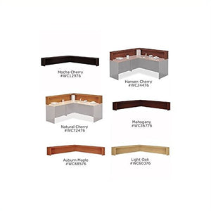 Series C Reception L-Shelf in Auburn Maple - Engineered Wood