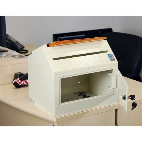 Protex Inter-Office Desktop/Wall-Mount Locking, Payment Drop Box (SDL-500)